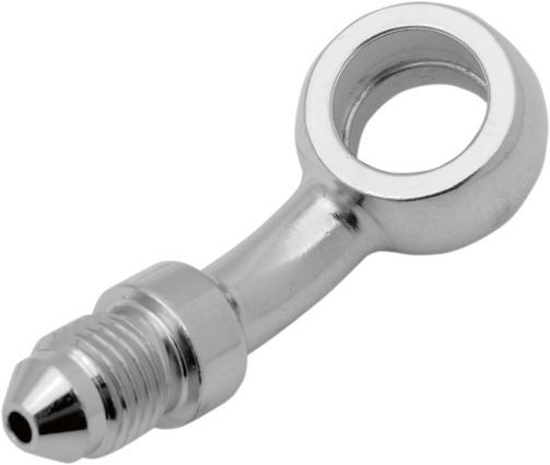 Clear Stainless Steel Braided Brake Line Chrome Plated Ends 35