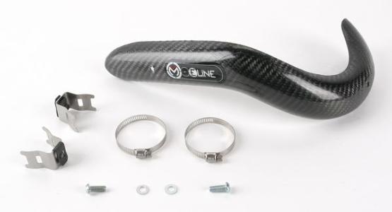 Moose Pipe Guard by E Line for Stock Exhaust