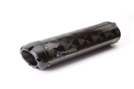 Two Brothers V.A.L.E. Black Series Slip-On Exhaust System - M-2 Carbon Fiber