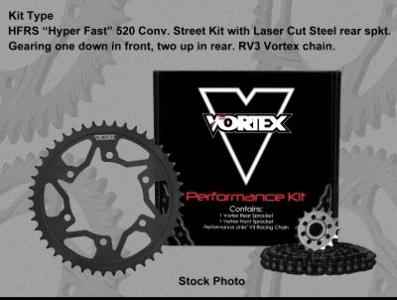 Vortex GFRA Go Fast 520 Conversion Chain and Sprocket Kit
