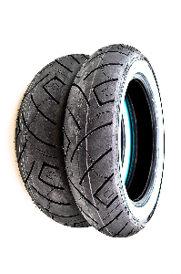 Shinko 777 Heavy Duty Whitewall Front & Rear Tire Set