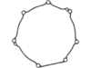 Cometic Gasket Clutch Cover Gasket Cometic Gasket Clutch Cover Gasket