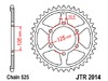 JT Sprockets 525 Rear High Carbon Steel Sprocket 50T JT Sprockets 525 Rear High Carbon Steel Sprocket 50T