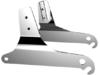 Drag Specialties 8 3/4"W Square-Bar Side Plates, Chrome Drag Specialties 8 3/4"W Square-Bar Side Plates, Chrome