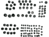 Drag Specialties Standard Bolt Cover Kit, Black Drag Specialties Standard Bolt Cover Kit, Black