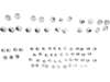 Drag Specialties Standard Bolt Cover Kit, Chrome Drag Specialties Standard Bolt Cover Kit, Chrome