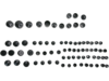 Drag Specialties Standard Bolt Cover Kit, Black Drag Specialties Standard Bolt Cover Kit, Black