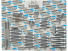 Drag Specialties Knurled Socket-Head Bolt Set, Chrome Drag Specialties Knurled Socket-Head Bolt Set, Chrome