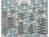 Drag Specialties Knurled Socket-Head Bolt Set, Chrome Drag Specialties Knurled Socket-Head Bolt Set, Chrome