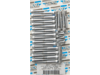 Drag Specialties Knurled Socket-Head Bolt Set, Chrome Drag Specialties Knurled Socket-Head Bolt Set, Chrome