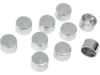 Drag Specialties 1/4" 12-Point Bolt Covers, Chrome Drag Specialties 1/4" 12-Point Bolt Covers, Chrome