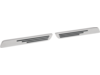 Drag Specialties Ball Milled Die-cast Saddlebag Latch Inserts, Chrome Drag Specialties Ball Milled Die-cast Saddlebag Latch Inserts, Chrome