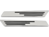Drag Specialties Saddlebag Hinge Inserts, Chrome Drag Specialties Saddlebag Hinge Inserts, Chrome