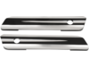 Drag Specialties Saddlebag Hinge Covers, Black w/ machined highlights Drag Specialties Saddlebag Hinge Covers, Black w/ machined highlights