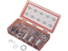 Drag Specialties 5/16" Inside Star Washer Assortment, Chrome Drag Specialties 5/16" Inside Star Washer Assortment, Chrome