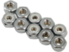 Drag Specialties (10-24) Nylon Insert Nut Assortment, Chrome Drag Specialties (10-24) Nylon Insert Nut Assortment, Chrome