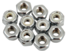 Drag Specialties (10-32) Nylon Insert Nut Assortment, Chrome Drag Specialties (10-32) Nylon Insert Nut Assortment, Chrome