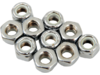 Drag Specialties 1/4"-28 Nylon Insert Nut Assortment, Chrome Drag Specialties 1/4"-28 Nylon Insert Nut Assortment, Chrome