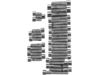 Drag Specialties Smooth Socket-Head Bolt Set, Chrome Drag Specialties Smooth Socket-Head Bolt Set, Chrome