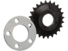 Drag Specialties .200" Offset 24T Sprocket Kit w/ Spacer, Black Drag Specialties .200" Offset 24T Sprocket Kit w/ Spacer, Black