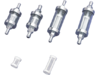 Drag Specialties 1/4" Clear Fuel Filter, Chrome Drag Specialties 1/4" Clear Fuel Filter, Chrome