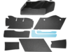 Drag Specialties Saddlebag Lining Kit, Black Drag Specialties Saddlebag Lining Kit, Black