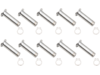 Drag Specialties Brake Side Pivot Pin/Clip Kit, Chrome Drag Specialties Brake Side Pivot Pin/Clip Kit, Chrome