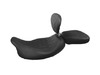 Mustang Wide Tripper Diamond Stitch Black Front & Rear Seats w/ Driver Backrest Mustang Wide Tripper Diamond Stitch Black Front & Rear Seats w/ Driver Backrest