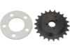 Drag Specialties .200" Offset 22T Sprocket Kit w/ Spacer, Black Drag Specialties .200" Offset 22T Sprocket Kit w/ Spacer, Black