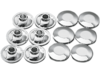 Drag Specialties Chrome Plugs for Handlebar Clamps Drag Specialties Chrome Plugs for Handlebar Clamps