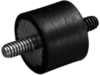Drag Specialties 1/4"-20 Vibration Mount, Black Drag Specialties 1/4"-20 Vibration Mount, Black