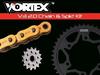 Vortex GFRA Go Fast 520 Conversion Chain and Sprocket Kit - Gold Chain Vortex GFRA Go Fast 520 Conversion Chain and Sprocket Kit - Gold Chain