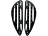 Arlen Ness Deep Cut Driver Floorboards, Driver - Black Arlen Ness Deep Cut Driver Floorboards, Driver - Black