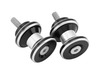 BikeMaster 10mm Dual-Color Aluminum Swingarm Spools, Silver BikeMaster 10mm Dual-Color Aluminum Swingarm Spools, Silver