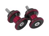 BikeMaster 10mm Dual-Color Aluminum Swingarm Spools, Red BikeMaster 10mm Dual-Color Aluminum Swingarm Spools, Red