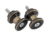 BikeMaster 10mm Dual-Color Aluminum Swingarm Spools, Titanium BikeMaster 10mm Dual-Color Aluminum Swingarm Spools, Titanium