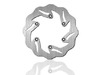 BikeMaster Rear Brake Rotor, Silver BikeMaster Rear Brake Rotor, Silver