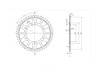BikeMaster 525 Rear Steel Sprocket, 45T BikeMaster 525 Rear Steel Sprocket, 45T