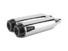Two Brothers Racing Dual Chrome Short Slip-Ons Two Brothers Racing Dual Chrome Short Slip-Ons
